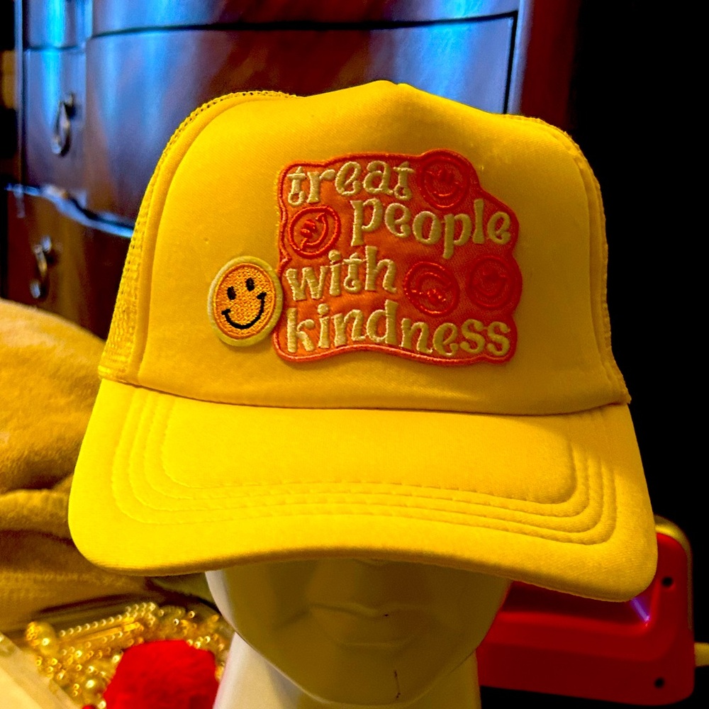 Fun trucker hat spread bright love!